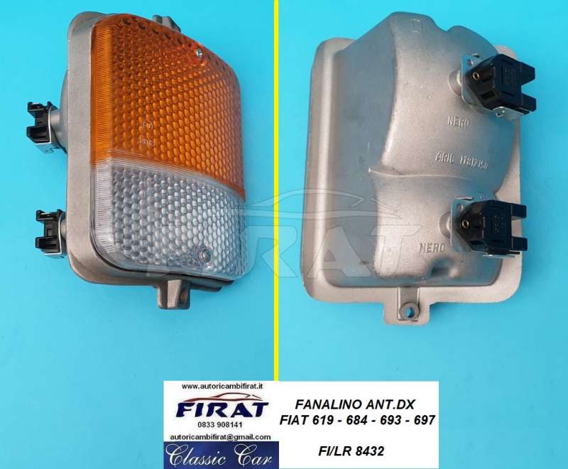684 693 e 697 Plastica Fanale anteriore IVECO 619