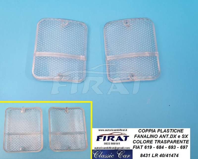 684 693 e 697 Plastica Fanale anteriore IVECO 619