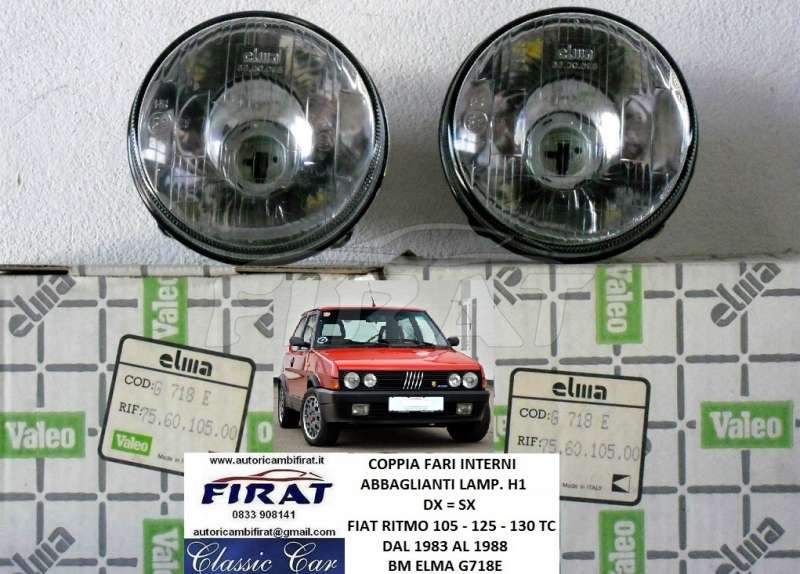 FARO FIAT PANDA 86 - 03 SX CARELLO G/B - 50.41EUR : ,  Ricambi d'auto d'epoca