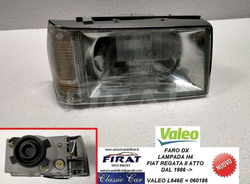 FARO FIAT PANDA 86 - 03 SX CARELLO G/B - 50.41EUR : ,  Ricambi d'auto d'epoca