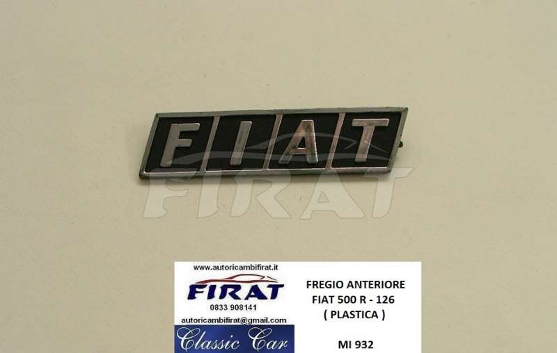 Ricambi auto Fregio Cofano Anteriore Fiat 500 D Giannini -  AltraEpocaAltraEpoca