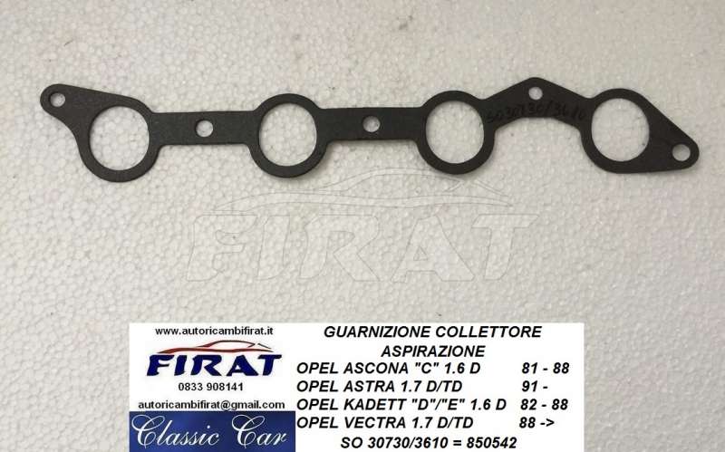 10 PEZZI GUARNIZIONE POMPA ACQUA BEDFORD fulmine OPEL ASCONA A Voyage ASCONA B