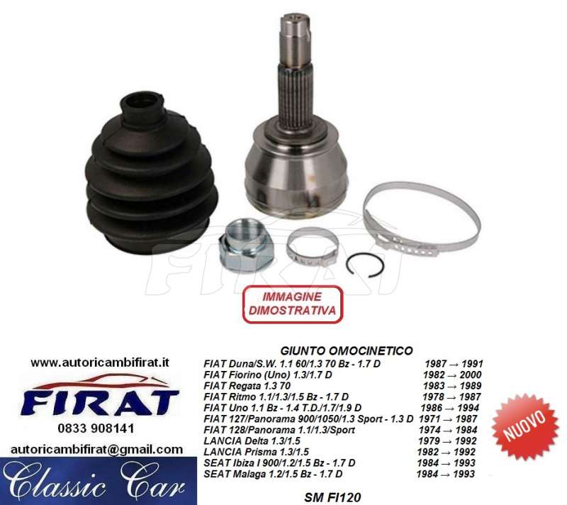 giunto omocinetico fiat 242, citroen c35