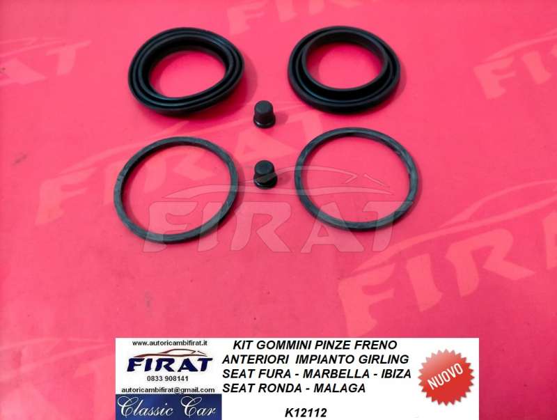 GOMMINI PINZE FRENO SEAT MARBELLA-IBIZA-RONDA ANT. (K12112)