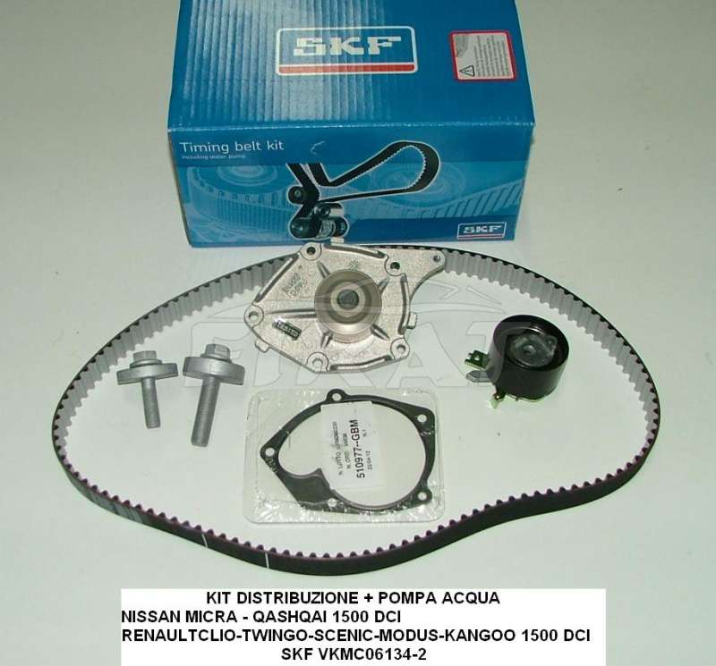 530019730 KIT DISTRIBUZIONE E POMPA ACQUA INA Nissan Renault