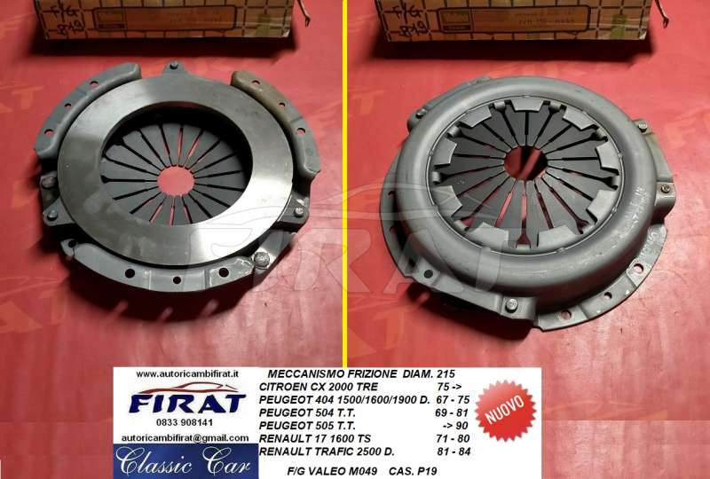 MECCANISMO FRIZIONE CITROEN CX - 404 - 504 - TRAFIC (M049)
