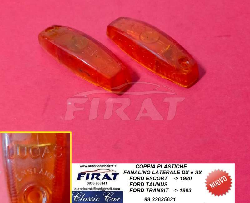 PLASTICA FANALINO LATERALE FORD ESCORT ->80 (33635631)