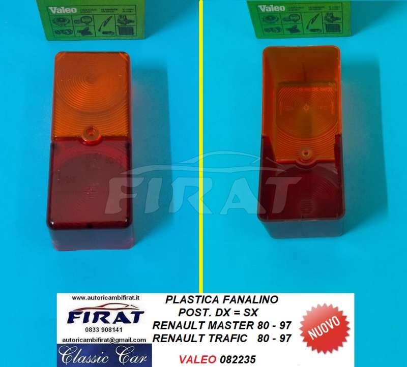 PLASTICA FANALINO RENAULT MASTER TRAFIC 80 - 97 POST. (082235)