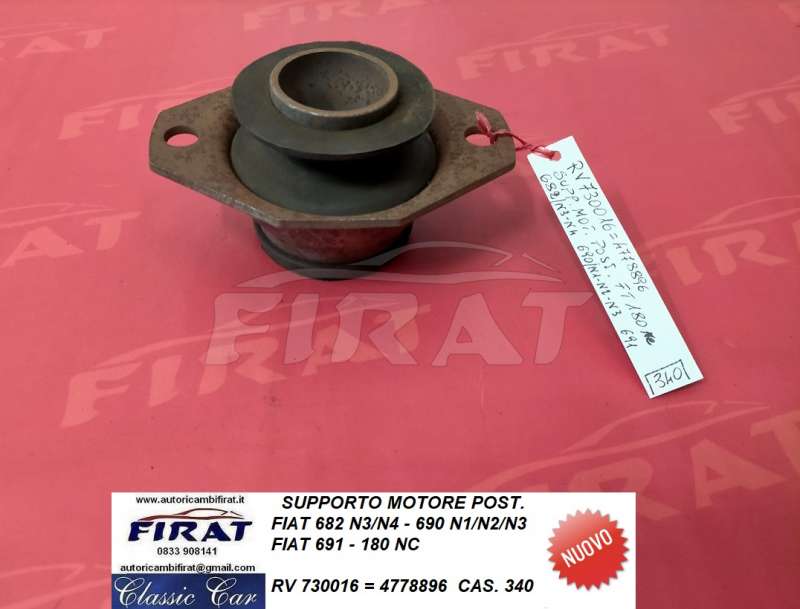 SUPPORTO MOTORE FIAT 682 - 690 - 691 - 180NC POST. (730016)