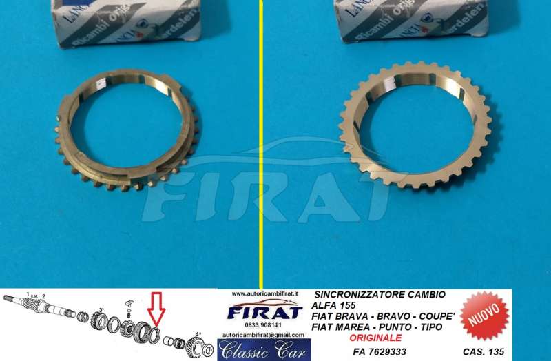 SINCRONIZZATORE CAMBIO FIAT COUPE'-PUNTO-TIPO-155 (7629333)