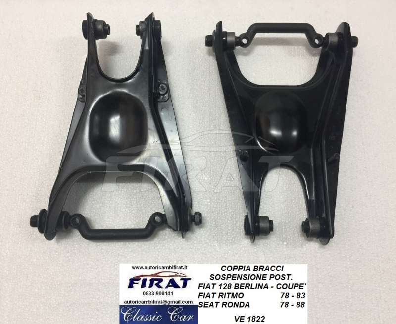 Braccio Oscillante RIDEX 273C0509 Per Sospensione Anteriore Bilaterale, Compatibile Con FIAT 128, Ritmo, Regata E Zastava – Ghisa E Perno In Acciaio 40Cr